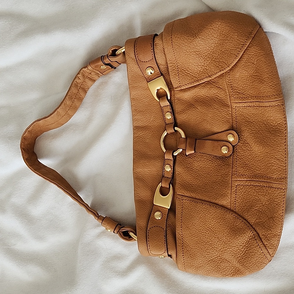 B Makowsky hobo/shoulder bag tan